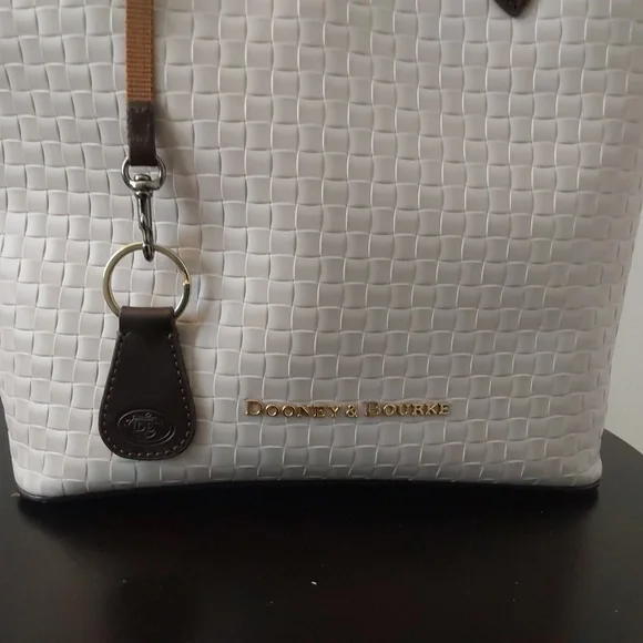 Dooney & Bourke Embossed Leather Shopper w/Accessories - Picture 2 of 6